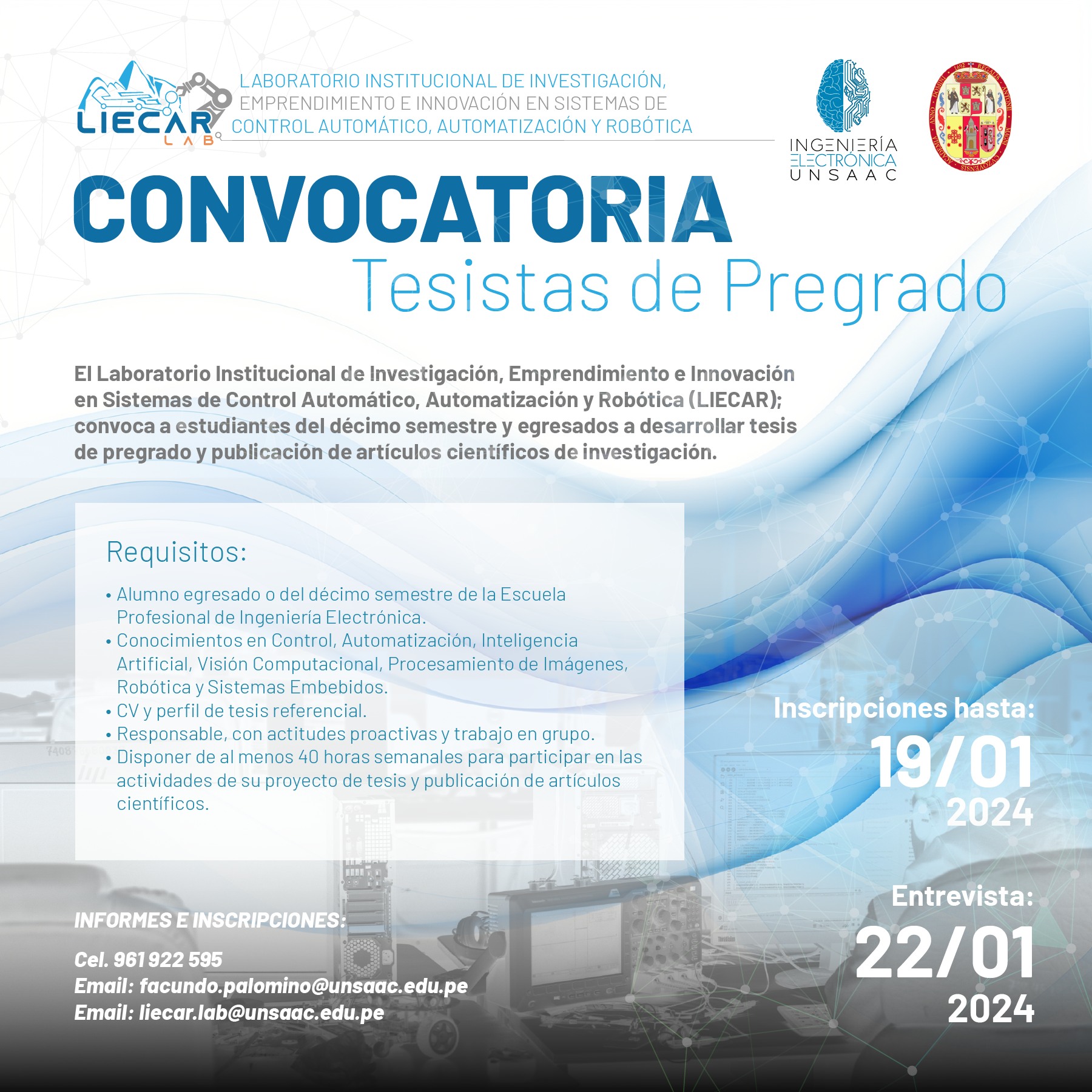 Convocatoria de Tesistas